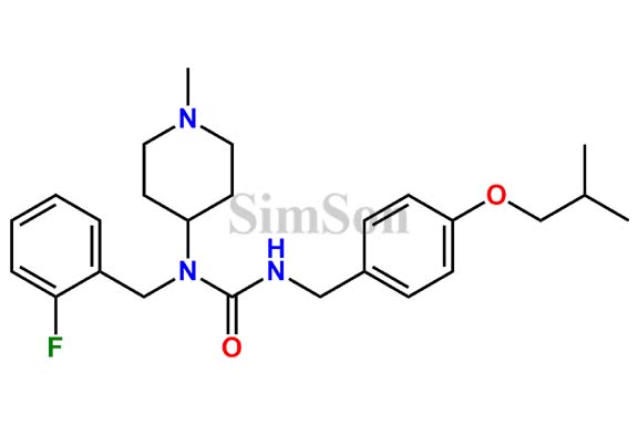1-(2-fluorobenzyl)-3-(4-isobutoxybenzyl)-1-(1-methylpiperidin-4-yl)urea