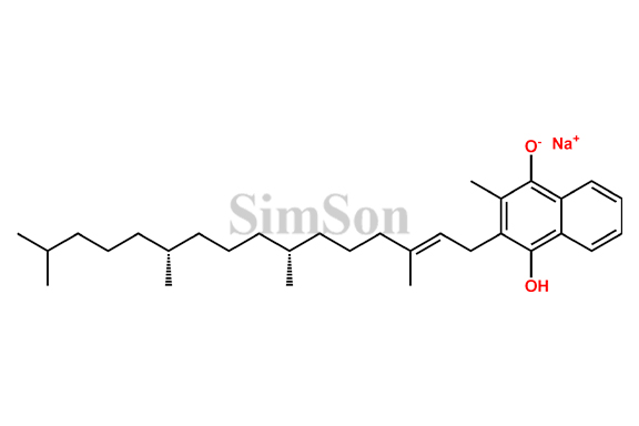 2-methyl-3-((7R,11R,E)-3,7,11,15-tetramethylhexadec-2-en-1-yl)naphthalene-1,4-diol(sodium salt)
