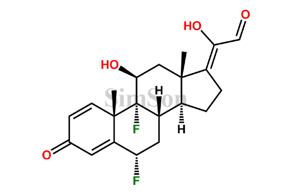 2-((6S,8S,9R,10S,11S,13S,14S)-6,9-Difluoro-11-hydroxy-10,13-dimethyl-3-oxo-3,6,7,8,9,10,11,12,13,14,15,16-dodecahydro-17H-cyclopenta[a]phenanthren-17-ylidene)-2-hydroxyacetaldehyde