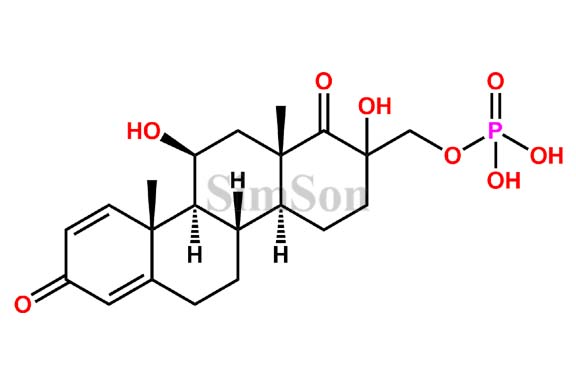 (11beta,17,20-Trihydroxy-21-nor-13(17)a-homopregnane-1,4-diene-3,13a-dione 20-phosphate)