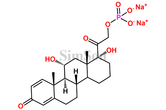 sodium 2-((1R,4bS,10aR,10bS,11R,12aS)-1,11-dihydroxy-10a,12a-dimethyl-8-oxo-1,2,3,4,4a,4b,5,6,8,10a,10b,11,12,12a-tetradecahydrochrysen-1-yl)-2-oxoethyl phosphate