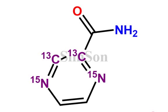 [13C2,15N2]-Pyrazinamide