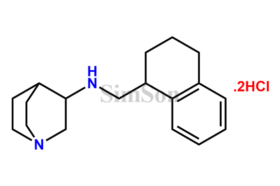 N-((1,2,3,4-tetrahydronaphthalen-1-yl)methyl)quinuclidin-3-amine dihydrochloride