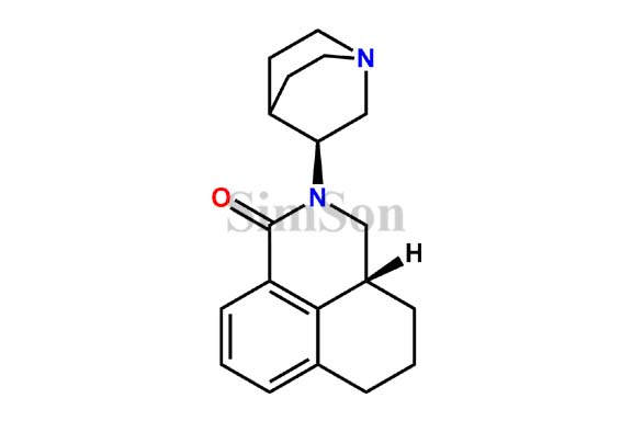 (3aR)-2-[(3S)-1-azabicyclo[2.2.2]octan-3yl]-2,3,3a,4,5,6-hexahydro-1H-benzo[de]isoquinolin-1-one