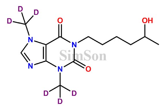 Pentoxifylline M1 Metabolite D6