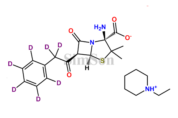 Benzylpenicilline-D7 N-ethylpiperidinium