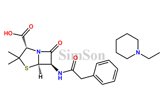 Penicillin G N-ethylpiperidine