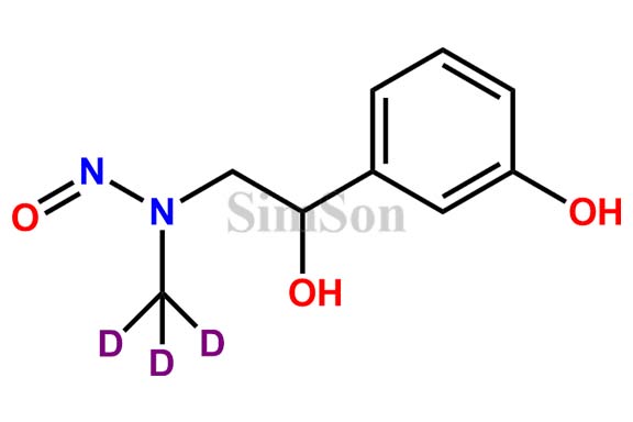 Rac N-Nitroso Phenylephrine D3
