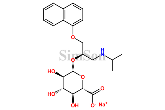 Propranolol Glucuronide Sodium Salt