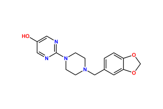 1-(3,4-Methylenedioxybenzyl)-4-(5-hydroxy-2-pyrimidyl)piperazine