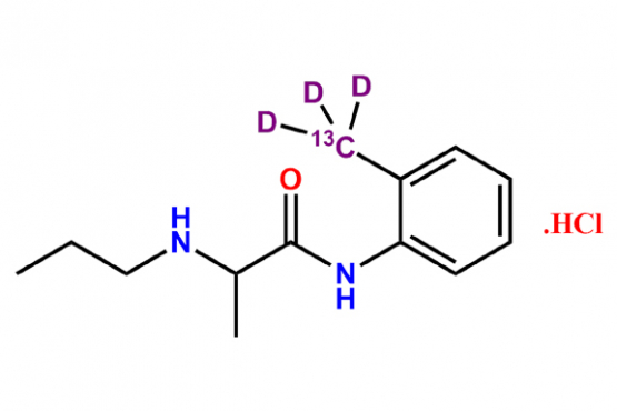 [13C, 2H3]-Prilocaine hydrochloride
