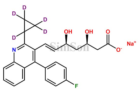 Pitavastatin-d5 Sodium