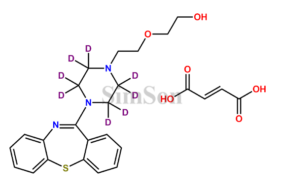 Quetiapine D8 Fumarate