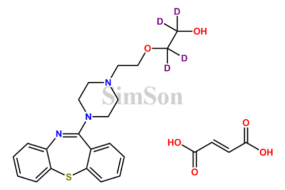 Quetiapine-D4 Fumarate