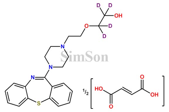 Quetiapine D4 Hemifumarate