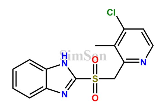 Rabeprazole 4-Chloro Analog Sulfone
