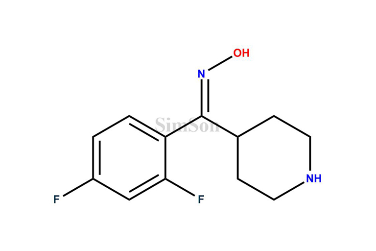 (E)-4-(2,4-Difluorobenzoyl)piperidine Oxime