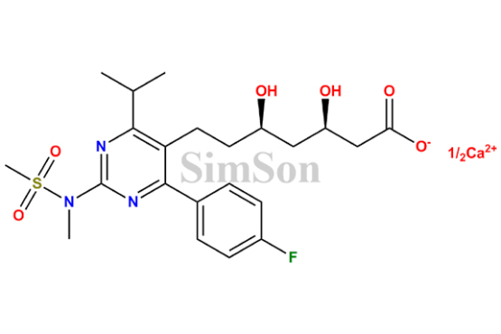 Rosuvastatin EP Impurity L Calcium (R,S isomer)