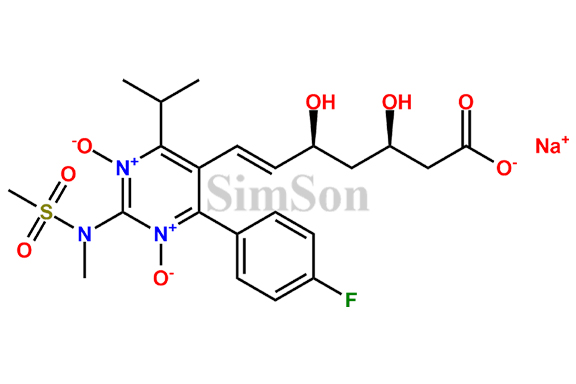 Sodium (3R,5S,E)-7-(4-(4-fluorophenyl)-6-isopropyl-2-(N-methylmethylsulfonamido)-1,3-dioxidopyrimidin-5-yl)-3,5-dihydroxyhept-6-enoate