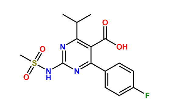 4-(4-fluorophenyl)-6-isopropyl-2-(methylsulfonamido)pyrimidine-5-carboxylic acid