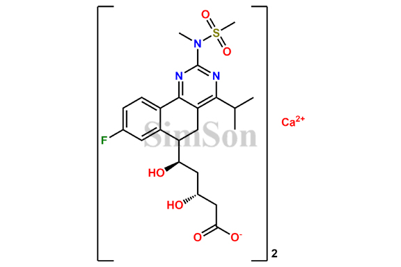 (3R,5R)-5-{8-Fluoro-4-isopropyl-2-[methyl(methylsulfonyl)amino]-5,6-dihydrobenzo[h]quinazolin-6-yl}-3,5-dihydroxypentanoic acid,calcium salt