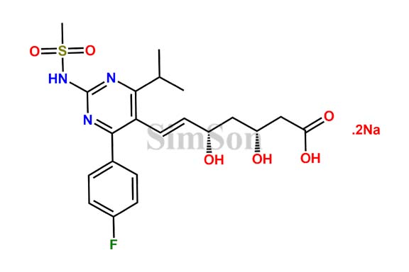 N-Desmethyl Rosuvastatin Disodium Impurity
