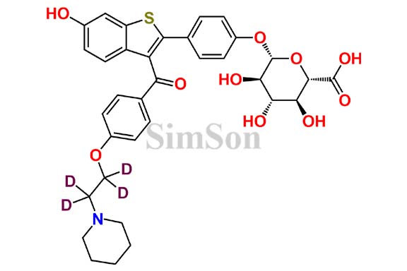Raloxifene-d4-4`-glucuronide
