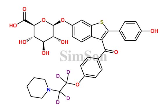Raloxifene-d4-6-glucuronide
