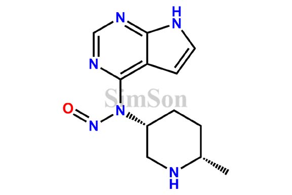 N-Nitroso Ritlecitinib Des Methyl Vinyl ketone Impurity (Possibility 2)