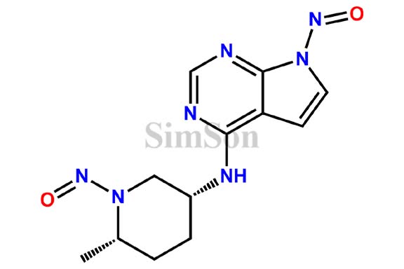 N,N-DiNitroso Ritlecitinib Des Methyl Vinyl ketone Impurity (Possibility 3)
