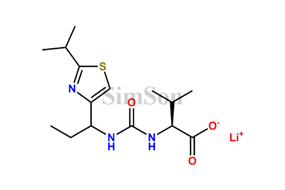 lithium (ethyl((2-isopropylthiazol-4yl) methyl) carbamoyl)-L-valinate