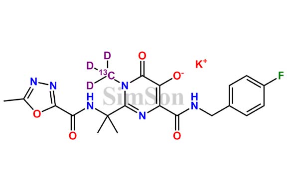 Raltegravir 13C D3 Potassium