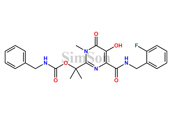 Benzyl(2-{4-((2-fluorobenzyl)carbamoyl)-5-hydroxy-1-methyl-6-oxo-1,6-dihydropyrimidin-2-yl}propan-2-yl carbamate)
