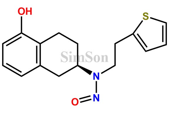 (S)-N-(5-Hydroxy-1,2,3,4-tetrahydronaphthalen-2-yl)-N-(2-(thiophen-2-yl)ethyl)nitrous amide
