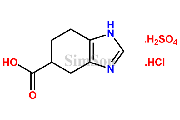 4,5,6,7-Tetrahydrobenzimidazole-5-carboxylic acid sulfate hydrochloride
