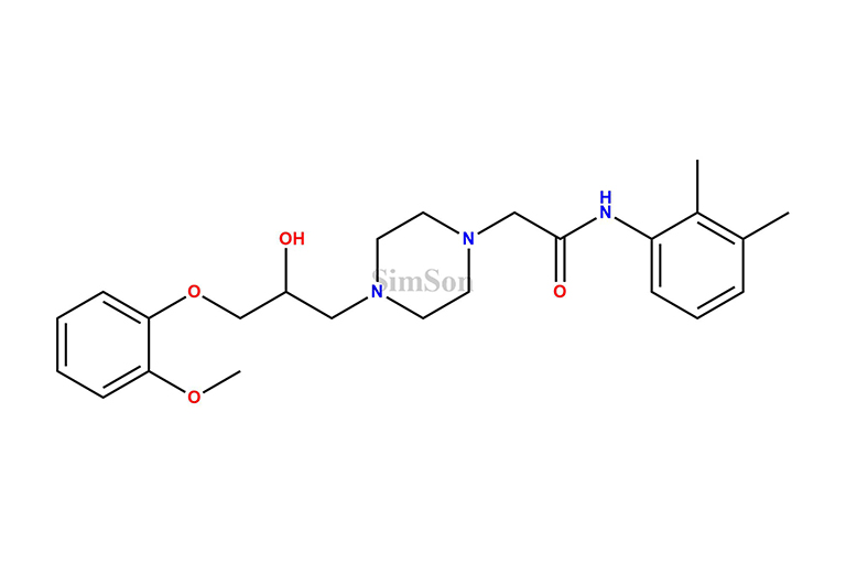 2,3-Dimethyl Ranolazine Impurity