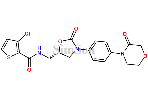 (S)-3-Chloro-N-{[2-oxo-3-[4-(3-oxomorpholin-4-yl)phenyl]oxazolidin-5-yl]methyl}thiophene-2-carboxamide
