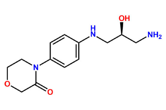 (S)-4-(4-((3-amino-2-hydroxypropyl)amino)phenyl)morpholin-3-one