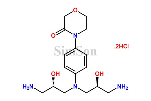 4-(4-(bis((S)-3-amino-2-hydroxypropyl)amino)phenyl)morpholin-3-one dihydrochloride
