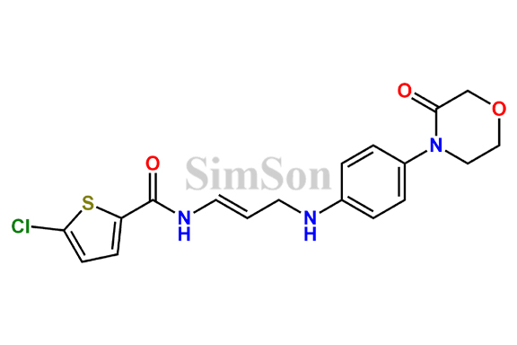 (E)-5-chloro-N-(3-((4-(3-oxomorpholino)phenyl)amino)prop-1-en-1-yl)thiophene-2-carboxamide