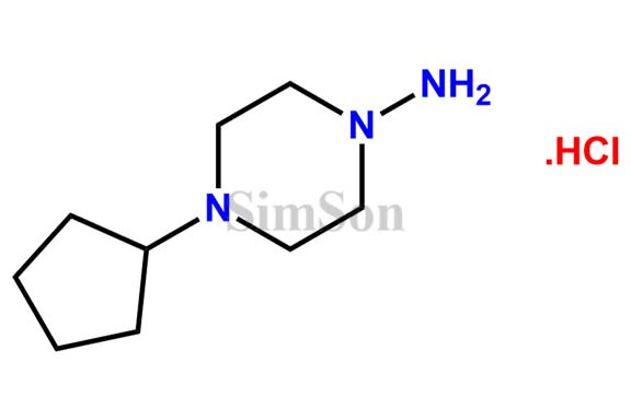1-Amino-4-cyclopentylpiperazine,hydrochloride