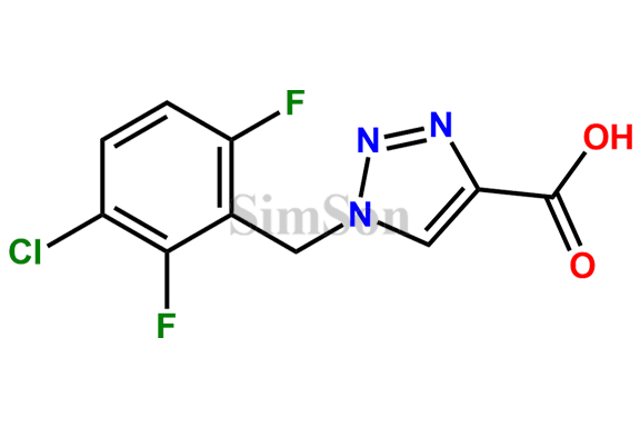 1-(3-chloro-2,6-difluoro-benzyl)-1H- {1,2,3}triazole-4-carboxylic acid