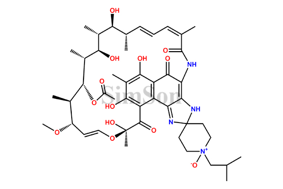 Rifabutin N-oxide open ring