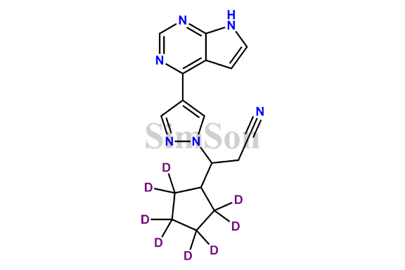 rac-Ruxolitinib-D8