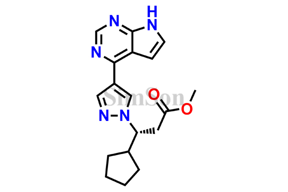 Methyl(R)-3-(4-(7H-pyrrolo[2,3-d]pyrimidin-4-yl)-1H-pyrazol-1-yl)-3-cyclopentylpropanoate