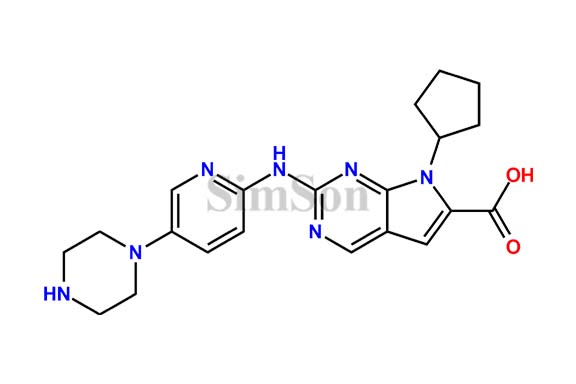 7-Cyclopentyl-2-((5-(piperazin-1-yl)pyridin-2-yl)amino)-7H-pyrrolo[2,3-d]pyrimidine-6-carboxylic acid