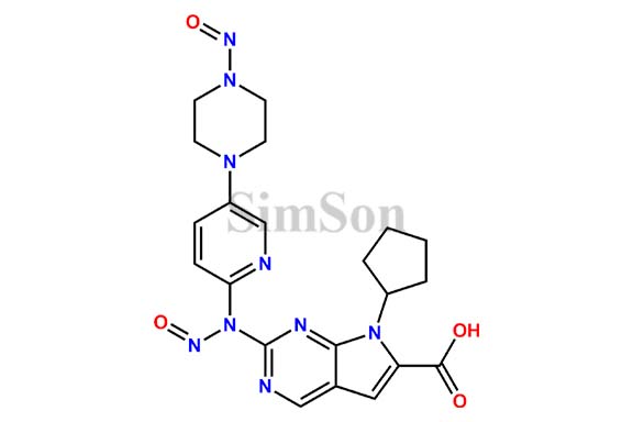 N,N-DiNitroso Ribociclib Acid Impurity