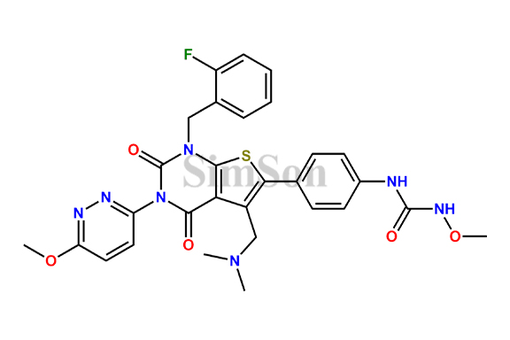 Relugolix desfluoro impurity