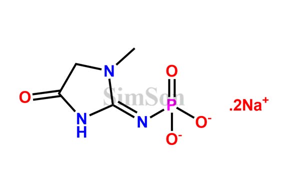 Disodium (1-methyl-4-oxoimidazolidin-2-ylidene)phosphoramidate