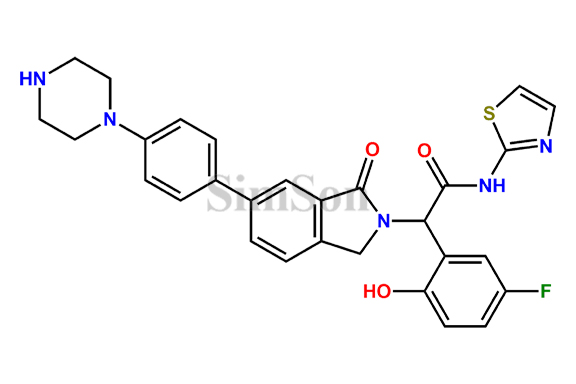 2H-Isoindole-2-acetamide,alpha-(5-fluoro-2-hydroxyphenyl)-1,3-dihydro-1-oxo-6-[4-(1-piperazinyl)phenyl]-N-2-thiazolyl